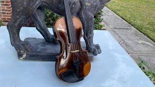 D Brown’s OLD GERMAN Stainer VIOLIN after Restoration and Regraduation SOUNDS GREAT [upl. by Ainitsirhc543]