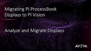 Migrating PI ProcessBook Displays to PI Vision Analyze and Migrate Displays [upl. by Millie]