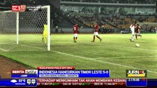 Timnas Indonesia Gunduli Timor Leste 50 [upl. by Eednas]