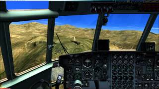 FSX C130 into Matekane Air Strip [upl. by Joost461]