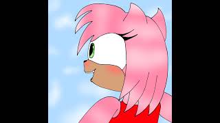 emerald eyes  Snt x Amy sonic sonicthehedgehog snt art amyrose [upl. by Euqirat806]