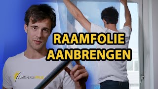 raamfolie aanbrengen uitleg [upl. by Cioffred]