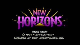 Uncharted Waters New Horizons Opening Sega Genesis HQ [upl. by Ahab]