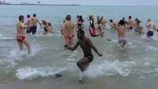 Polar Bear Plunge Lake Michigan [upl. by Nam]