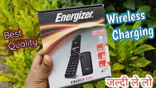 best feature phone under 1500 ৷ energizer energy e20 foldable phone unboxing [upl. by Luckett]