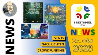 Brettspiel News der Brettspielbox  27102023 [upl. by Annirtak]