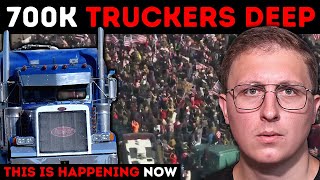 Massive Trucker Convoy Descends on Texas Over Border Crisis [upl. by Oiramel548]