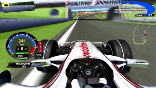 rFactor F1 2007  FAlonso in Silverstone [upl. by Aneetsirk797]