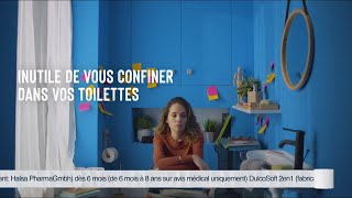 DulcoSoft constipation quotInutile de vous confiner dans vos toilettesquot Pub 30s [upl. by Yllut]