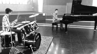 Radioactive  Imagine Dragons  Cover by Nicola Tenini Grand Piano amp Renzo Sartori Drums [upl. by Inoj]