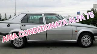 Alfa 75 ricarica condizionatore fai da te [upl. by Aiduan]