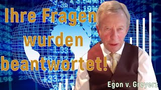 Egon von Greyerz interview  Your questions have been answered [upl. by Ykroc]