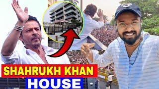 Shahrukh Khan House Mannat Mumbai 😇 Verma Ji Ka Vlogs [upl. by Forester445]