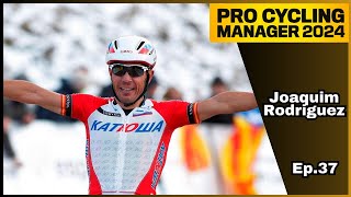 ¡¡¡La 1º VICTORIA de ETAPA en el Tour  37  Joaquim Rodriguez T5  Pro Cycling Manager 2024 [upl. by Lebiralc]