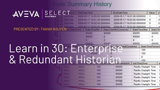 Learn in 30 Enterprise amp Redundant Historian [upl. by Lemor351]