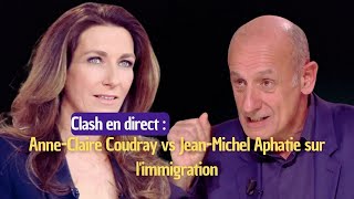 AnneClaire Coudray semporte face à JeanMichel Aphatie sur un sujet brûlant [upl. by Prochora77]