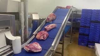 NOUVEM  Meat Processing Software working at Abattoir amp Cutting Plant Woolley Brothers UK [upl. by Yorgos127]