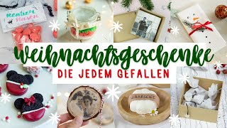 DIY Weihnachtsgeschenke selber machen die JEDEM gefallen Geschenkideen zum Wichteln basteln [upl. by Atirys189]