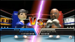 Wii Sports Boxing Adriaan vs Champion Matt [upl. by Assirrac]