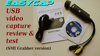 EasyCap USB video capture review amp test SMI Grabber version [upl. by Reta]