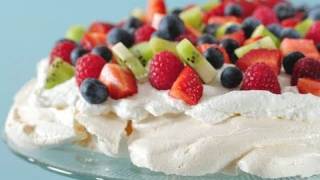 Pavlova Recipe Classic Version  Joyofbakingcom [upl. by Gnilhsa]