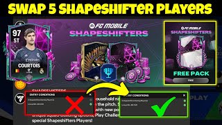 HOW TO GET 5 SHAPESHIFTERS PLAYERS IN STARTING LINEUPS CHALLENGE USE TOKENS IN EA FC FIFA MOBILE 24 [upl. by Duester]