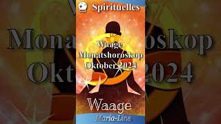 Waage SPIRITUALITÄT ✨ Horoskop Oktober 2024 [upl. by Nwahsear]