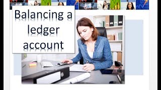 Balancing a ledger account [upl. by Anaimad]