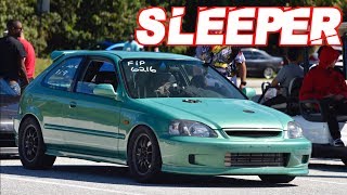 Sleeper 960HP AWD Civic Runs 8s on Street Tires The Perfect Street Honda [upl. by Seem153]