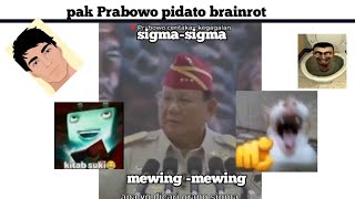 pak Prabowo brainrot wak 🤣🗿😂🗿 [upl. by Vaughn]