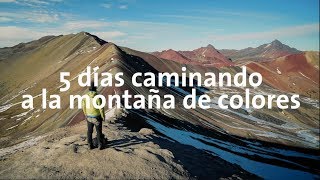 5 días caminando a la montaña arcoíris de Perú  Alan por el mundo Perú 17 [upl. by Ott926]