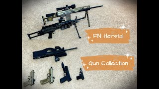 My FN Gun Collection Fabrique Nationale Herstal guncollection fnherstal firearms [upl. by Aidnac]