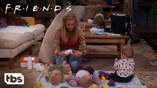 Friends Phoebe Takes Care Of The Babies Alone Season 6 Clip  TBS [upl. by Ofloda]