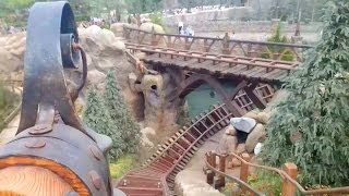 Seven Dwarfs Mine Train Roller Coaster REAL POV Full Ride Walt Disney World Magic Kingdom [upl. by Yentruocal]