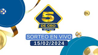 Sorteo 5 de Oro  18022024 [upl. by Rozalie]