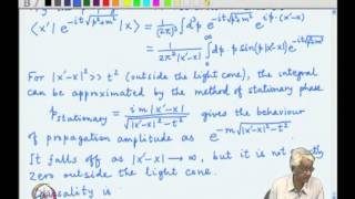 Mod03 Lec27 Relativistic case Particle and antiparticle contributions Feynman prescription [upl. by Rubliw]