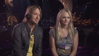 Keith Urban and Miranda Lambert Behind the Scenes at CMA Awards  CMA Awards 2013  CMA [upl. by Bonni]