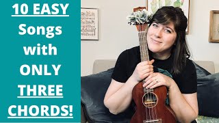 TEN Songs You ONLY Need THREE CHORDS For  Cory Teaches Music [upl. by Arukas]