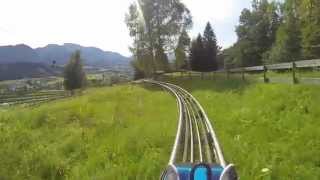 Wiegand Alpine Coaster Wurbauerkogel Windischgarsten 2014 POV Onride [upl. by Lal524]