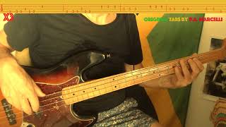 Black Vest  Lee Scatch Perry amp The Upsetters  Bass Cover Tab 4K [upl. by Ivz227]