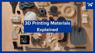 3D Printing Materials Explained Compare FDM SLA and SLS [upl. by Akiehsat]