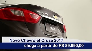 Chevrolet Cruze 2017  New  Lançamento  motoreseacao [upl. by Jeromy911]