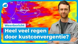 Weerbericht komende dagen regionaal veel regen [upl. by Akihsay]