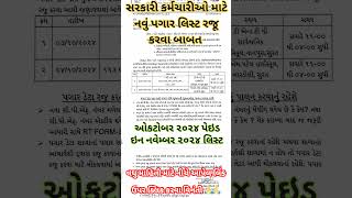 Government Employed Salary Hike 2024 Government Employed Salary List 2024 Gujaratshortsfeed [upl. by Remled410]