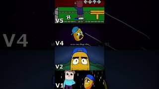 FNF TRIFLETHUMB V1 vs V2 vs V4 vs V5  Singing Nugget shorts short [upl. by Kape191]