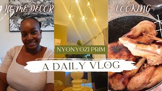 UGANDAN VLOG Changing lights in my rented home cooking matooke lets hang out together [upl. by Heringer]