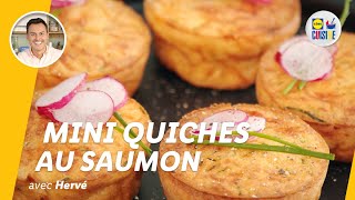 Mini quiches au saumon  Lidl Cuisine [upl. by Rudolfo553]