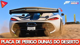 FORZA HORIZON 5 KOENIGSEGG JESKO20 NO DESAFIO DA PLACA DE PERIGO DUNAS DO DESERTO 460M S2998 [upl. by Rednael]