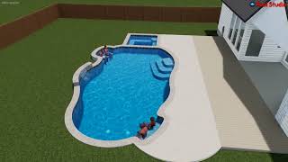 Custom Pool Design By Michael [upl. by Oeram]