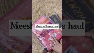 Meesho pink saree meesho meeshofinds meeshosareehaul meeshosaree saree ashortaday explore fy [upl. by Adivad]